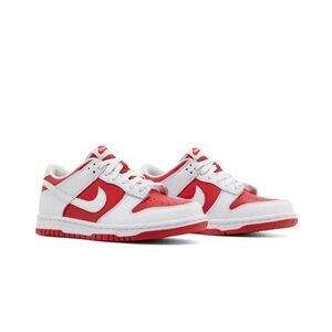 Nike Dunk Low (GS) Championship Red Sneaker